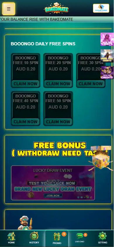 BakedMate Casino screenshot 4