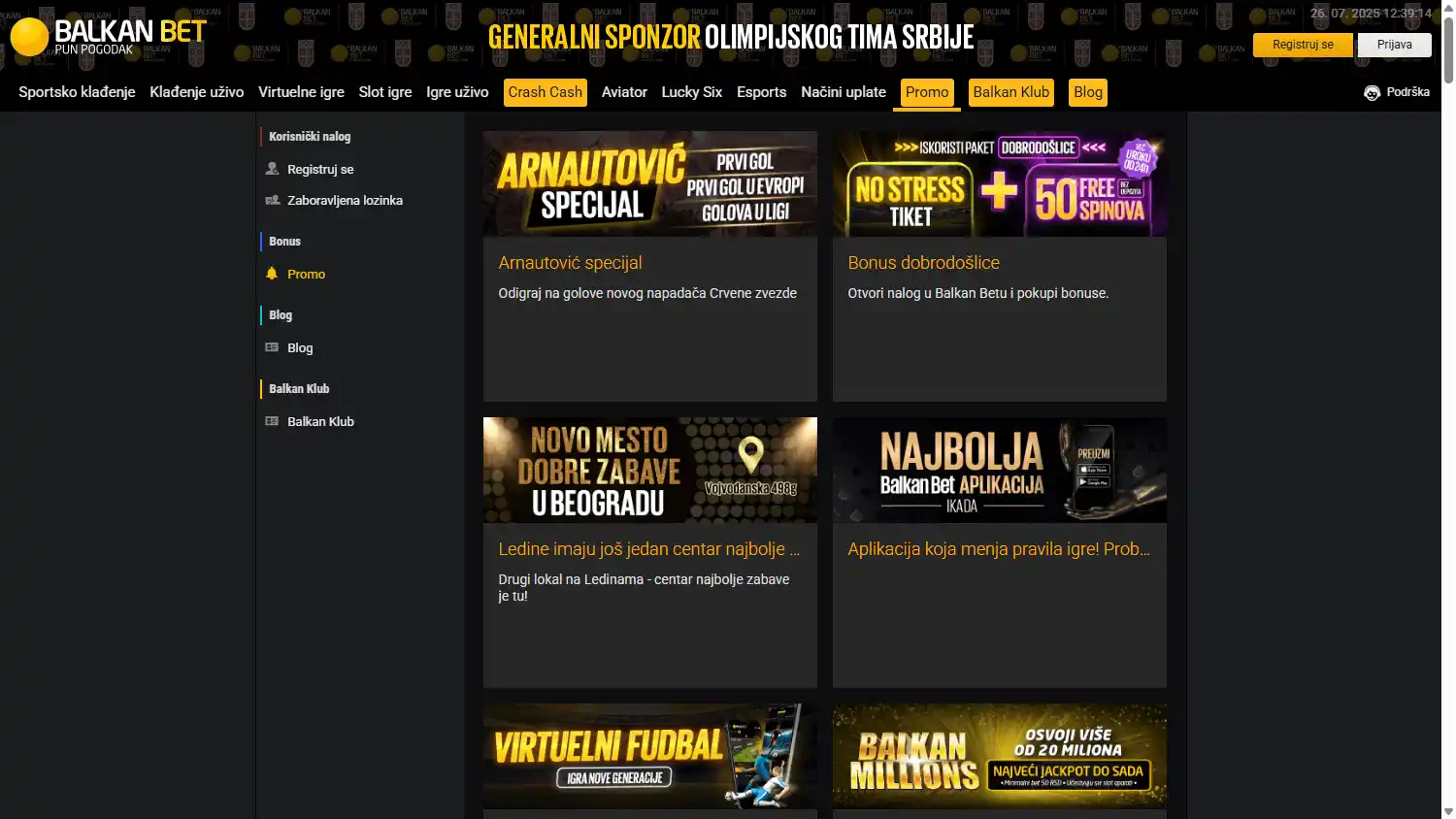 Balkan Bet Casino screenshot 3