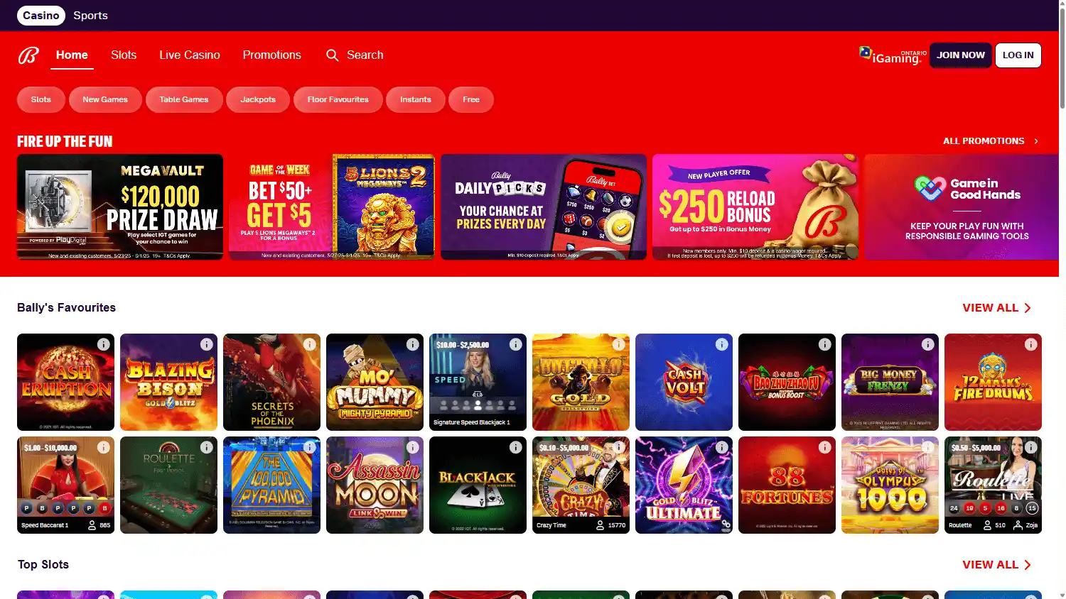 Bally Bet Sportsbook & Casino screenshot 1