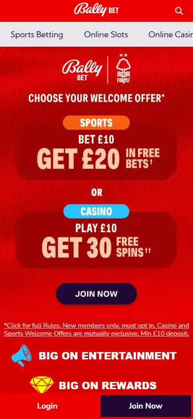 Bally Casino UK screenshot 4