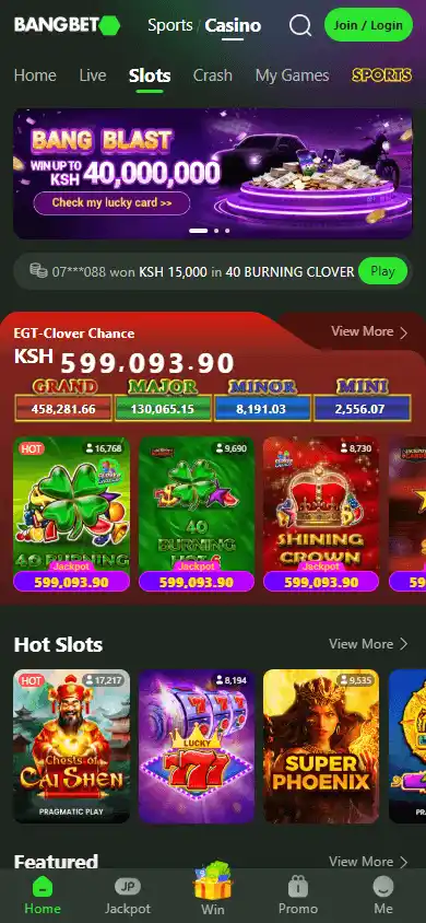 Bangbet Casino screenshot 5