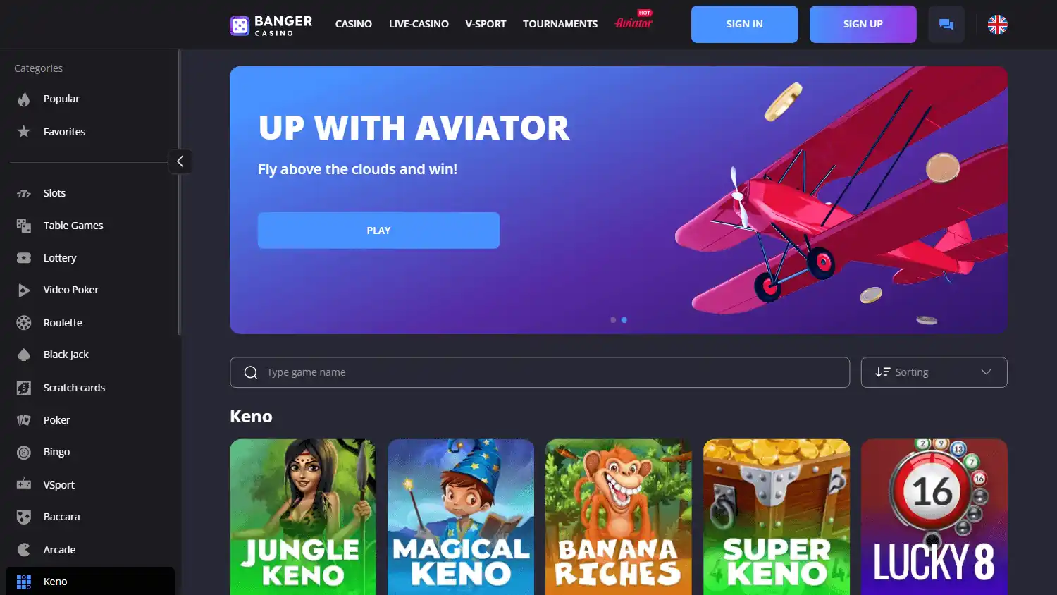 Banger Casino screenshot 2