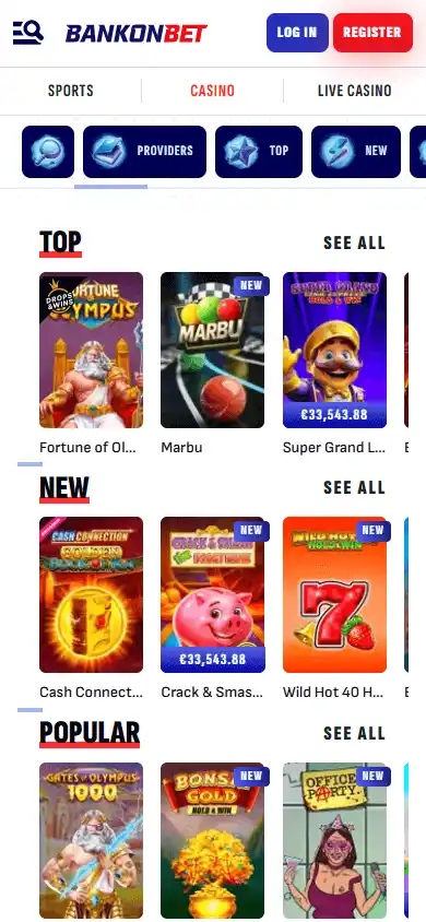 Bankonbet Casino screenshot 5