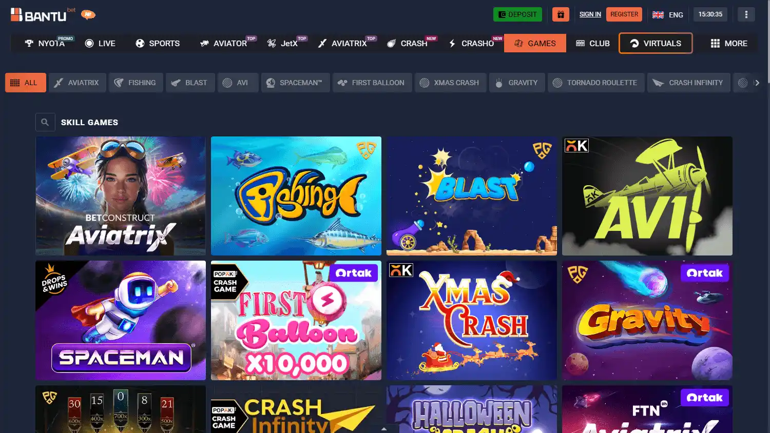 Bantubet Casino KE screenshot 2