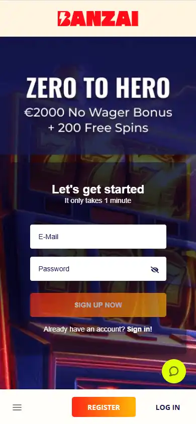 Banzai Casino screenshot 4