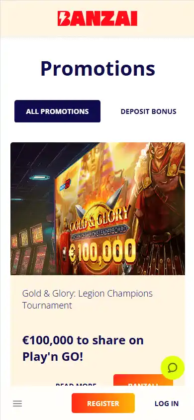 Banzai Casino screenshot 6