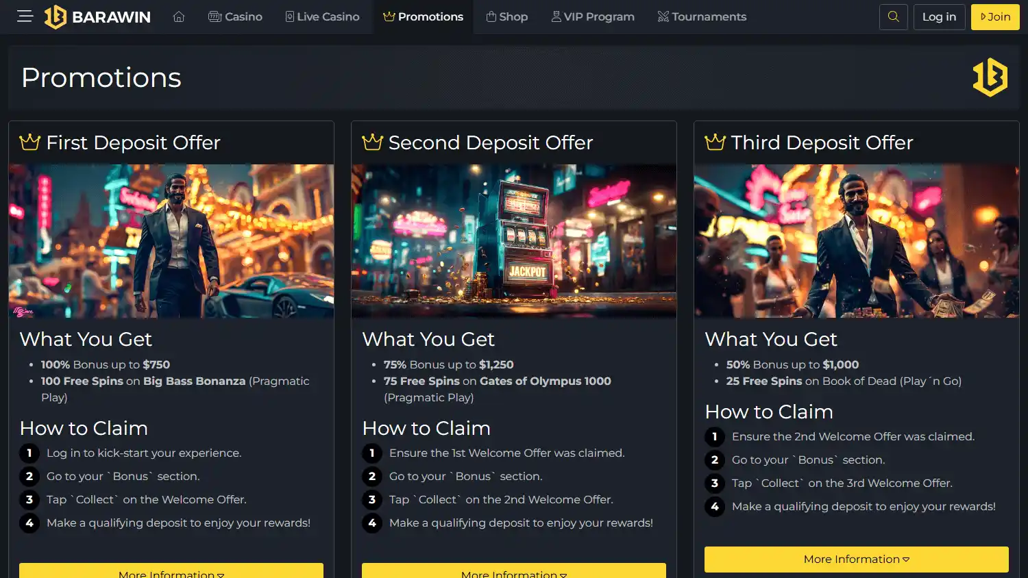 Barawin Casino screenshot 3