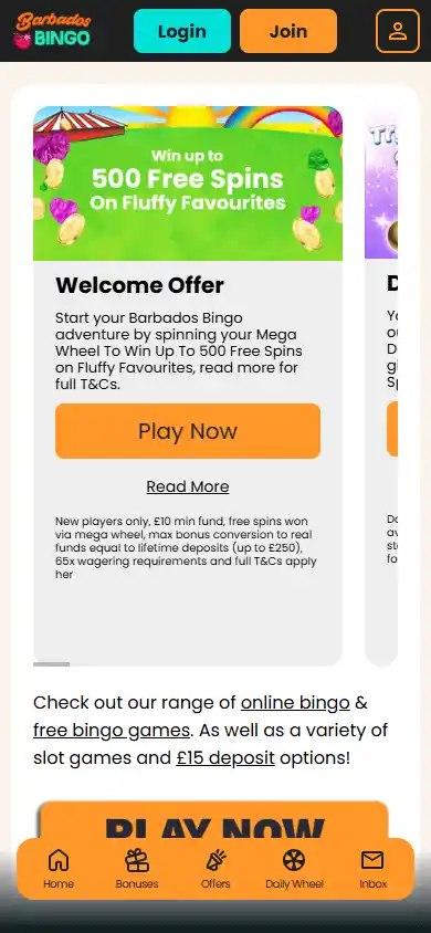 Barbados Bingo Casino screenshot 6