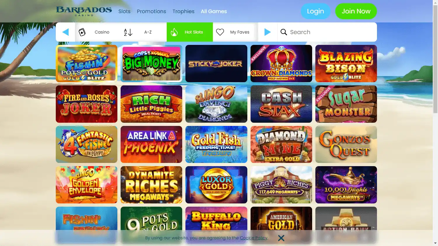 Barbados Casino screenshot 2