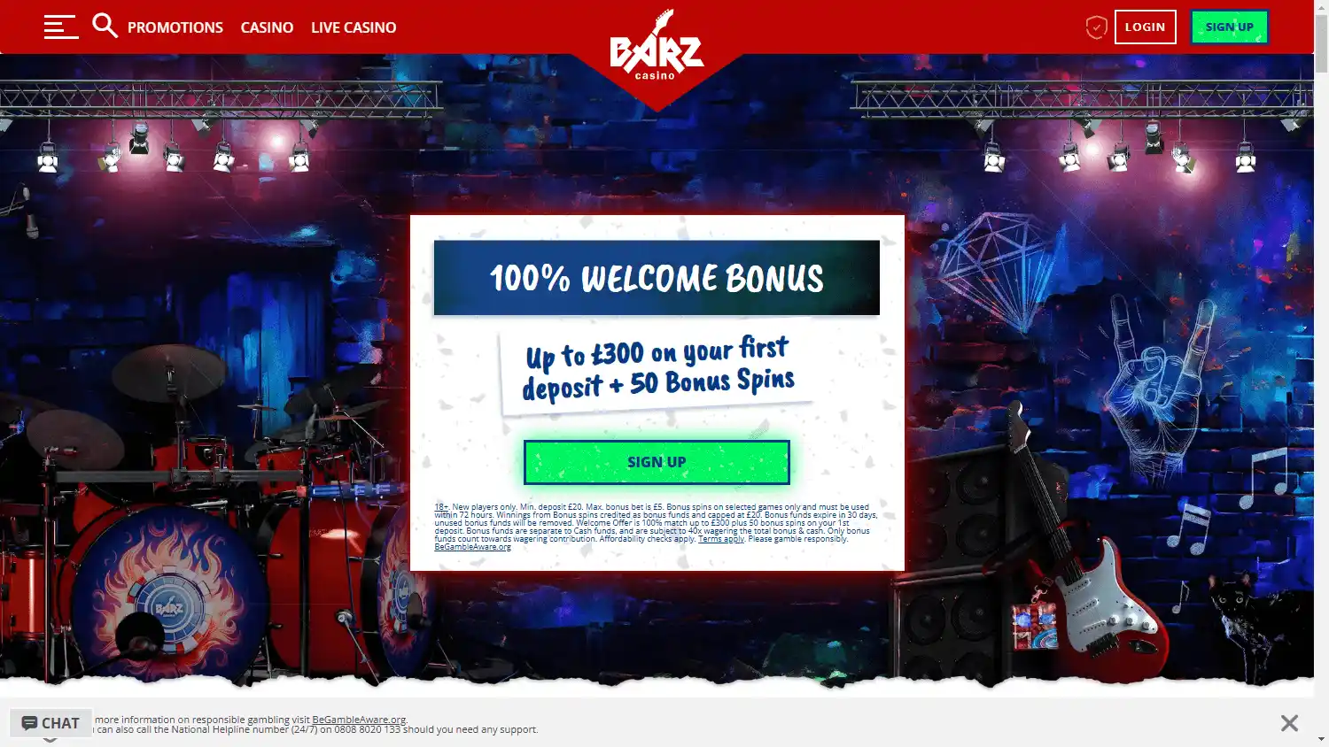 Barz Casino screenshot 1