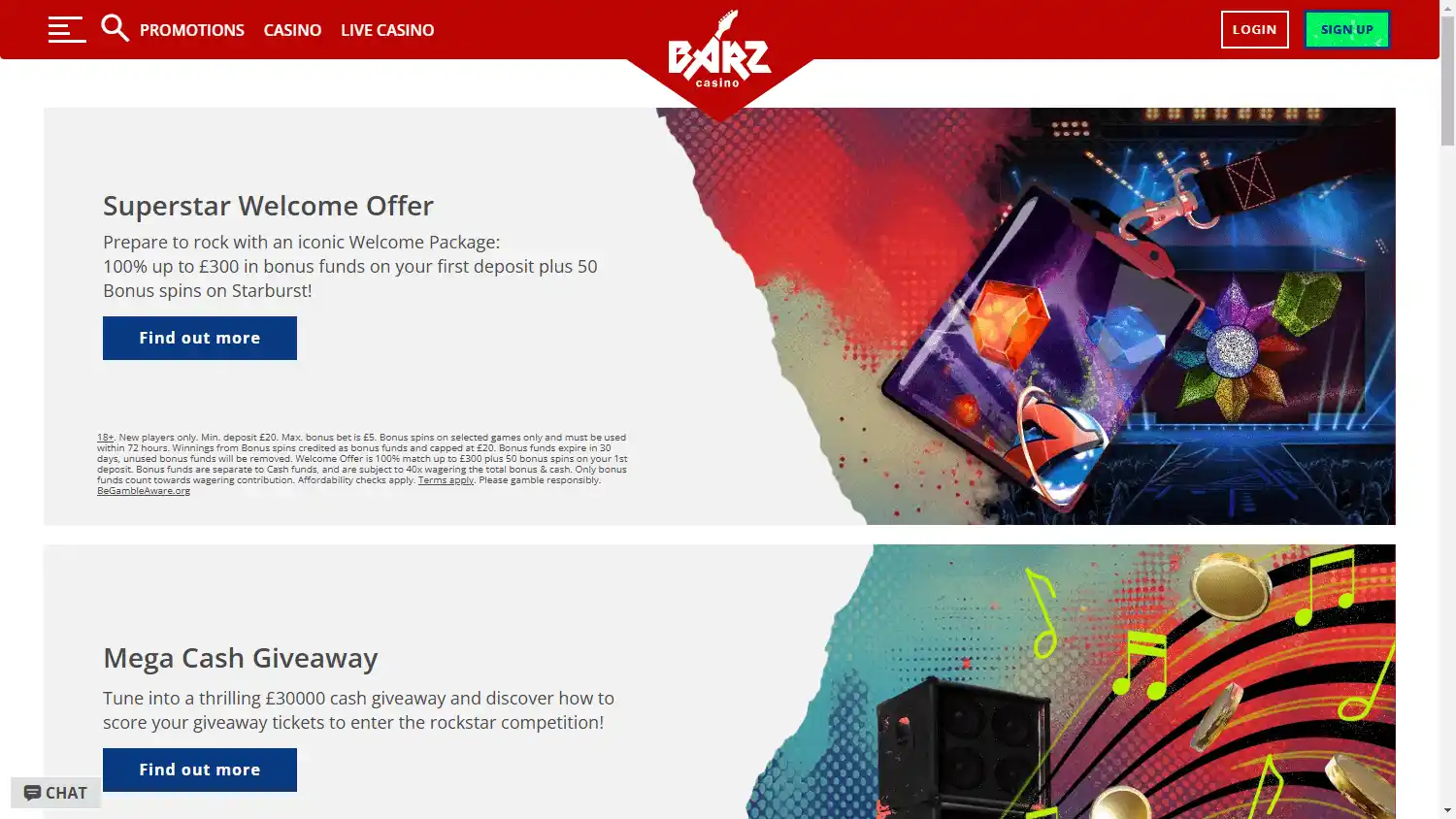 Barz Casino screenshot 3