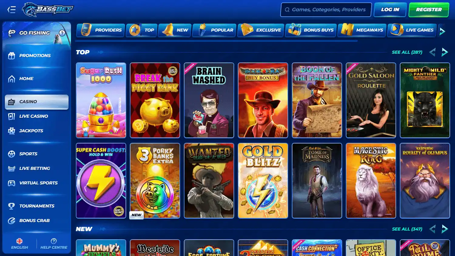 BassBet Casino screenshot 3