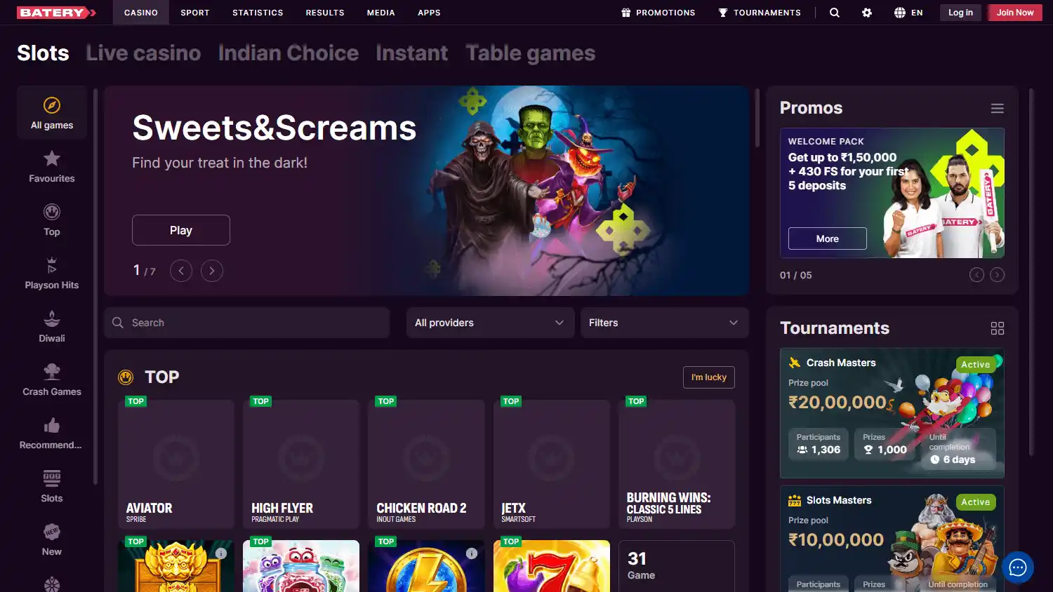 Batery Casino screenshot 3