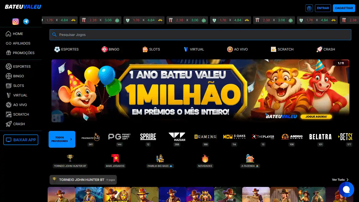 Bateu Valeu Casino screenshot 1