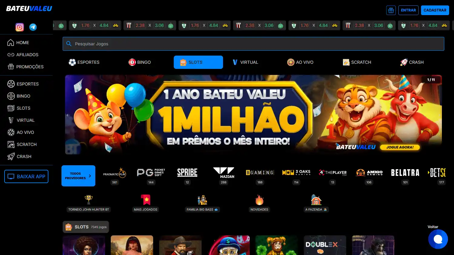 Bateu Valeu Casino screenshot 2