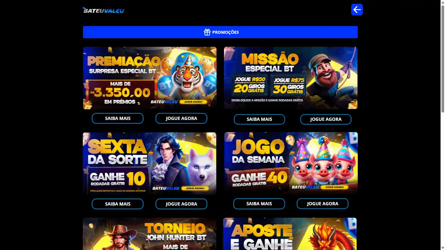 Bateu Valeu Casino screenshot 3