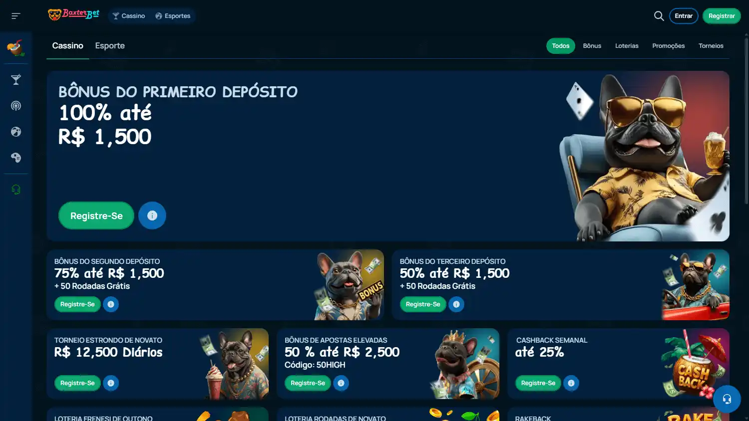 Baxterbet Casino screenshot 3