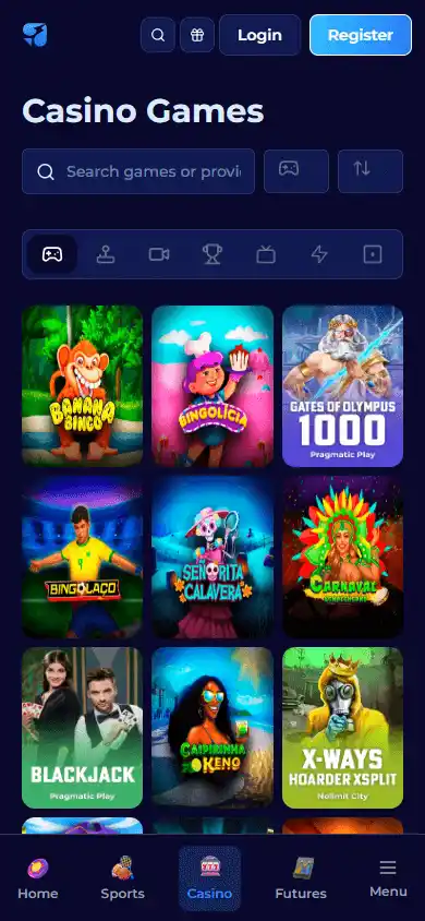 Bazedbet Casino screenshot 5