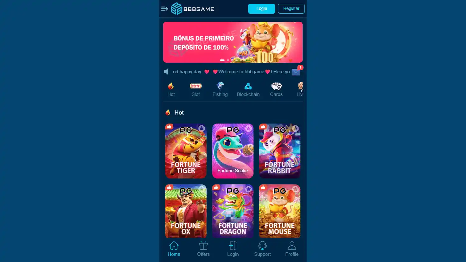 BBBGAME Casino screenshot 1