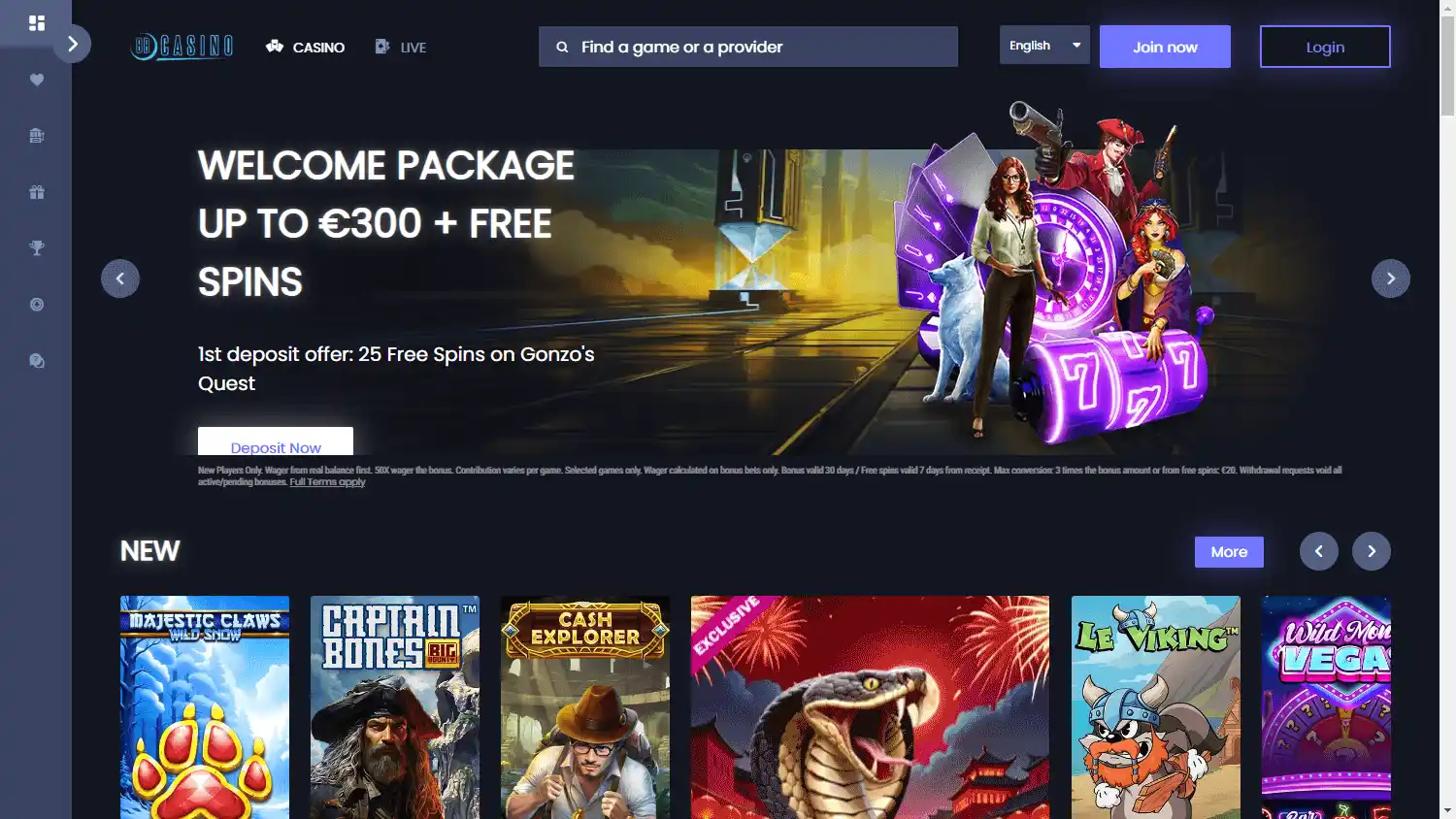 BBCasino screenshot 1