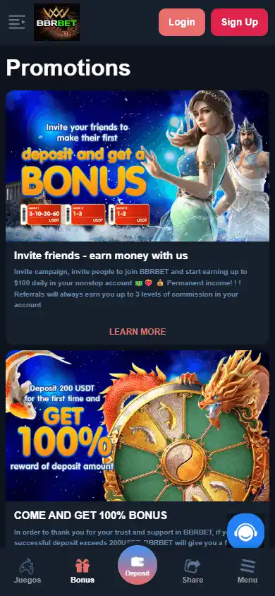 BBRBET Casino screenshot 4