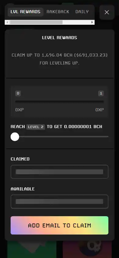 BCHgames Casino screenshot 4