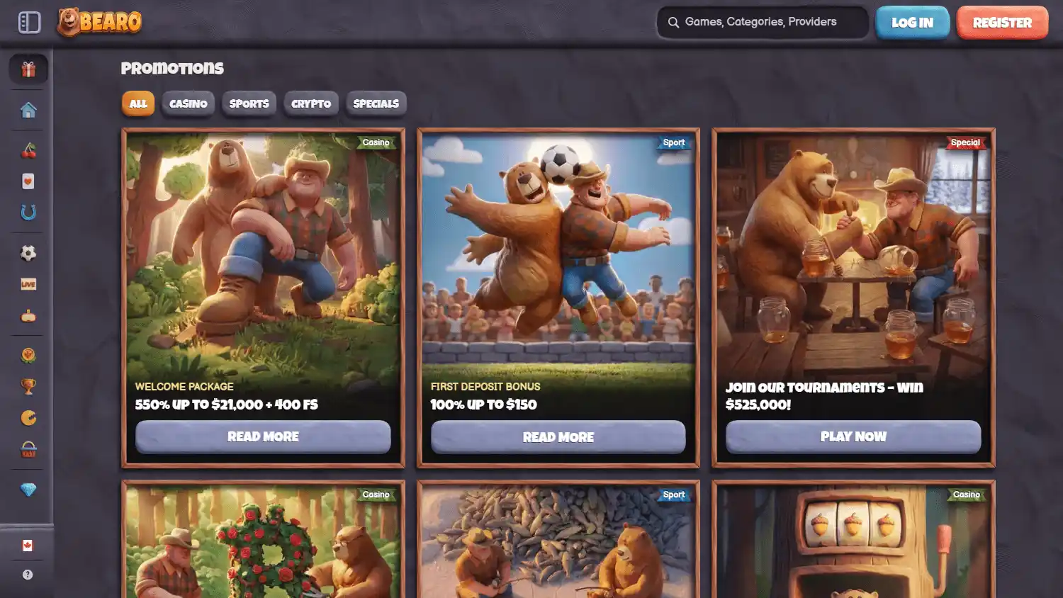 Bearo Casino screenshot 3
