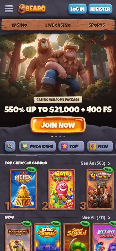 Bearo Casino screenshot 4