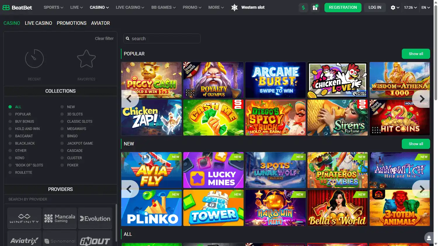 BeatBet Casino screenshot 2