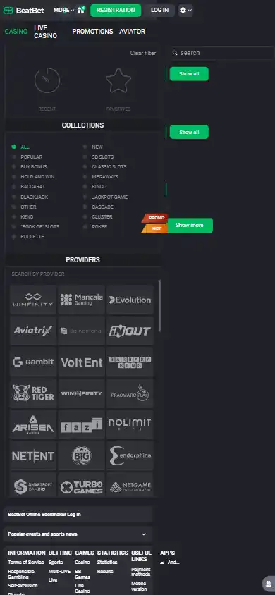 BeatBet Casino screenshot 5