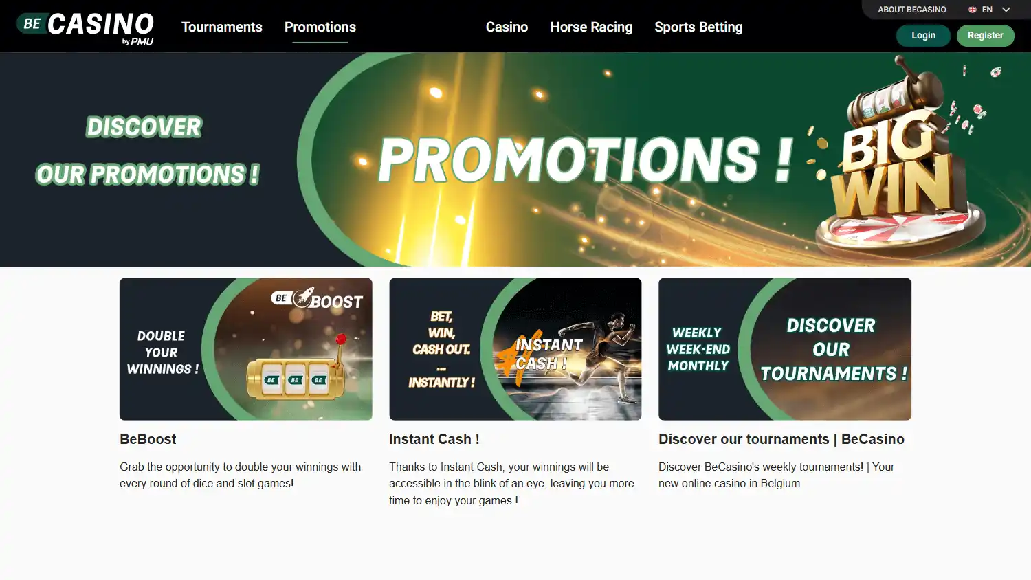 BeCasino screenshot 3