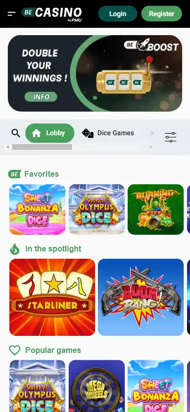 BeCasino screenshot 4