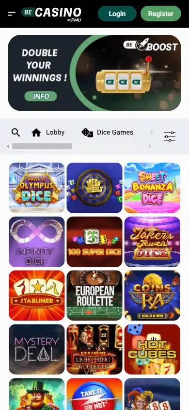 BeCasino screenshot 5