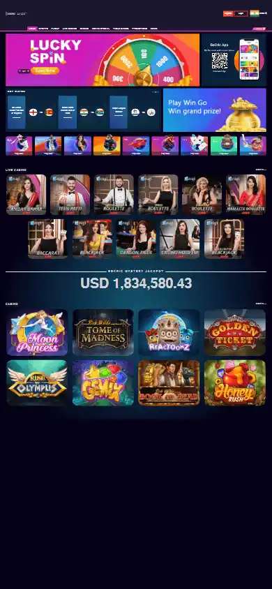 BeCric Casino screenshot 4