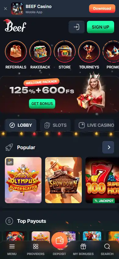Beef Casino screenshot 4