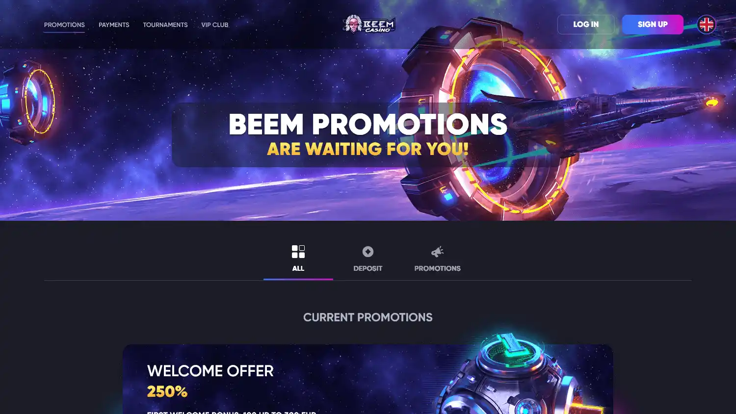 Beem Casino screenshot 2