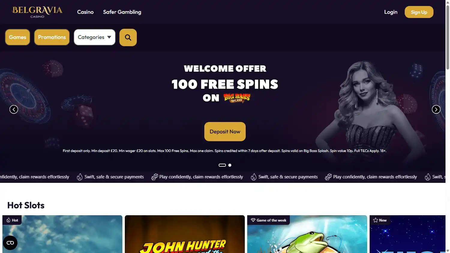 Belgravia Casino screenshot 1