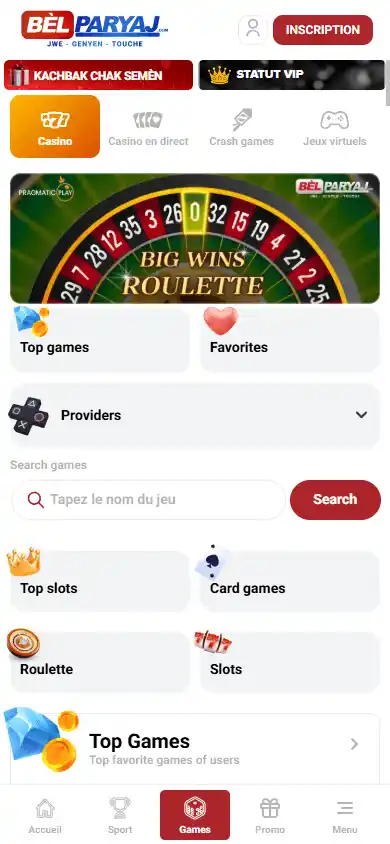 BelParyaj Casino screenshot 4