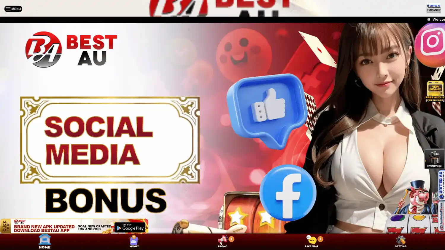 BestAU77 Casino screenshot 1