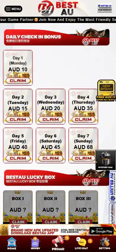 BestAU77 Casino screenshot 4