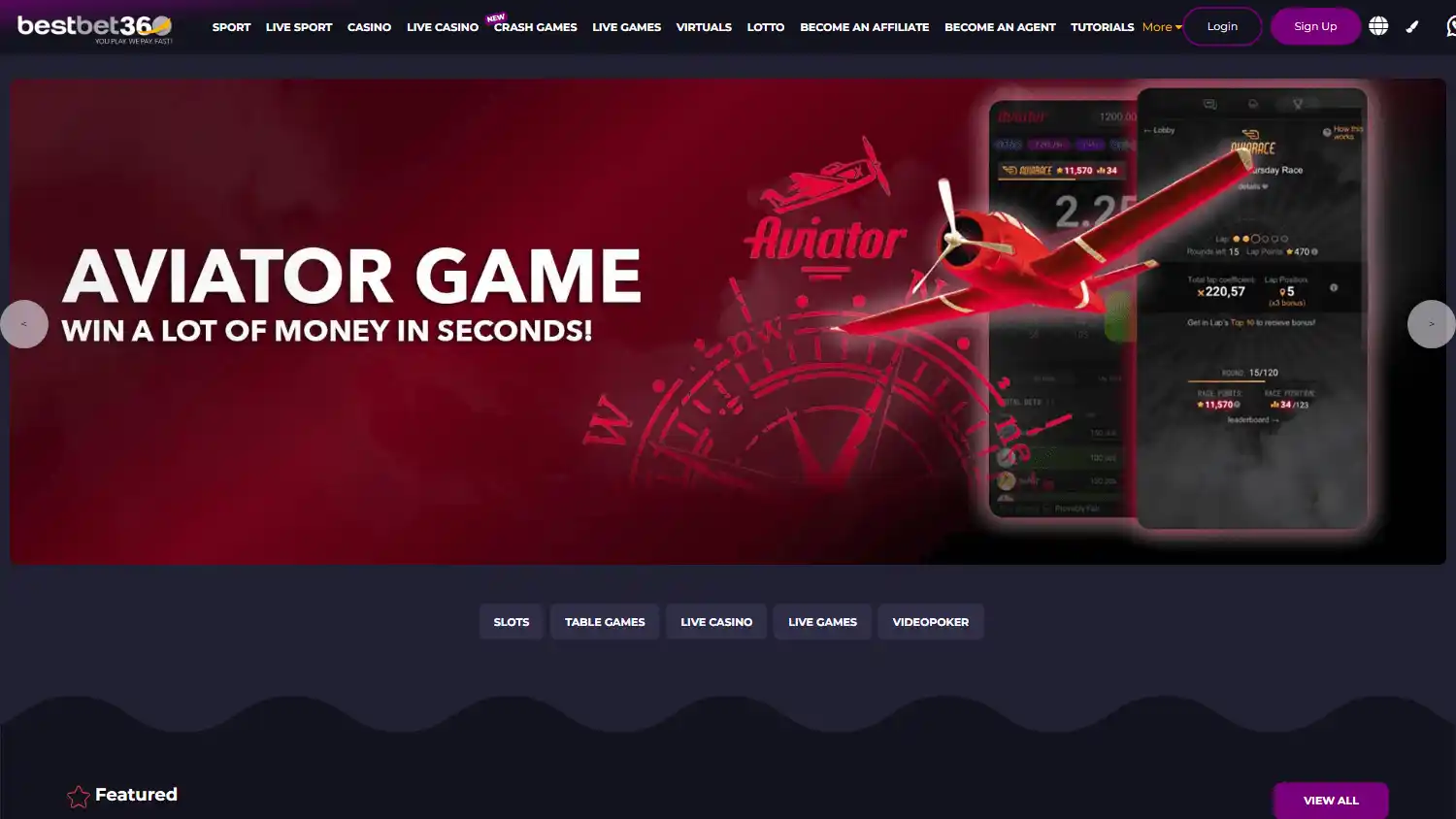 BestBet360 Casino screenshot 2