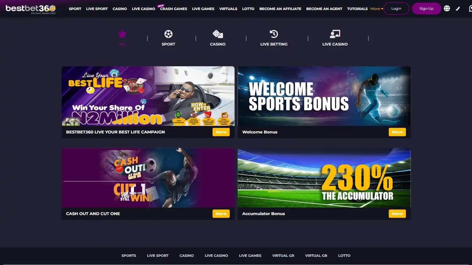 BestBet360 Casino screenshot 3