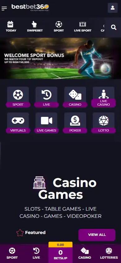 BestBet360 Casino screenshot 4