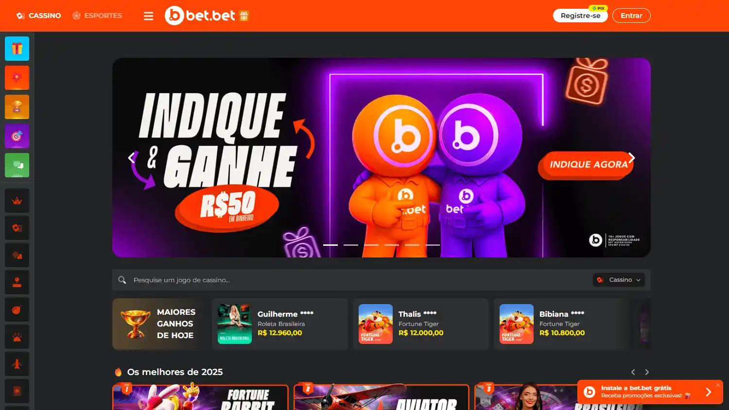 Bet.Bet Casino screenshot 1