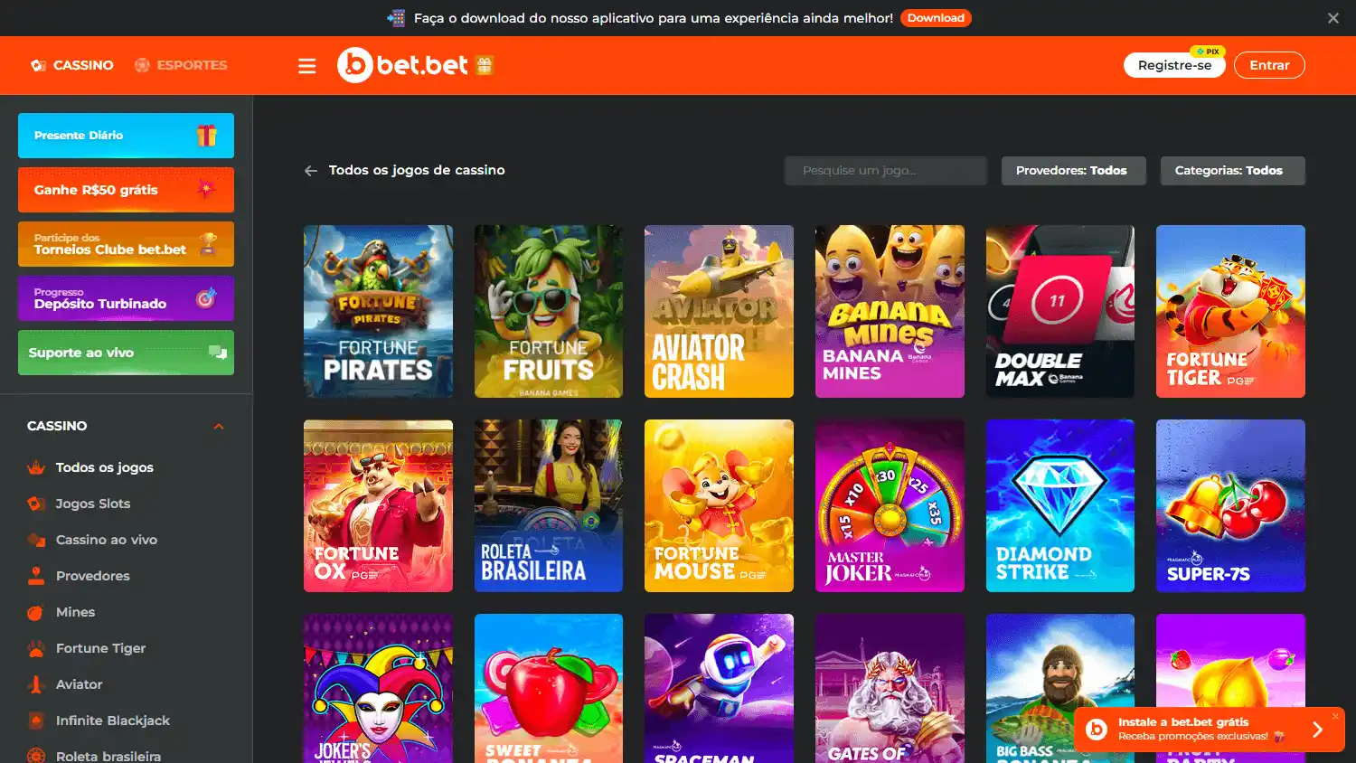 Bet.Bet Casino screenshot 2