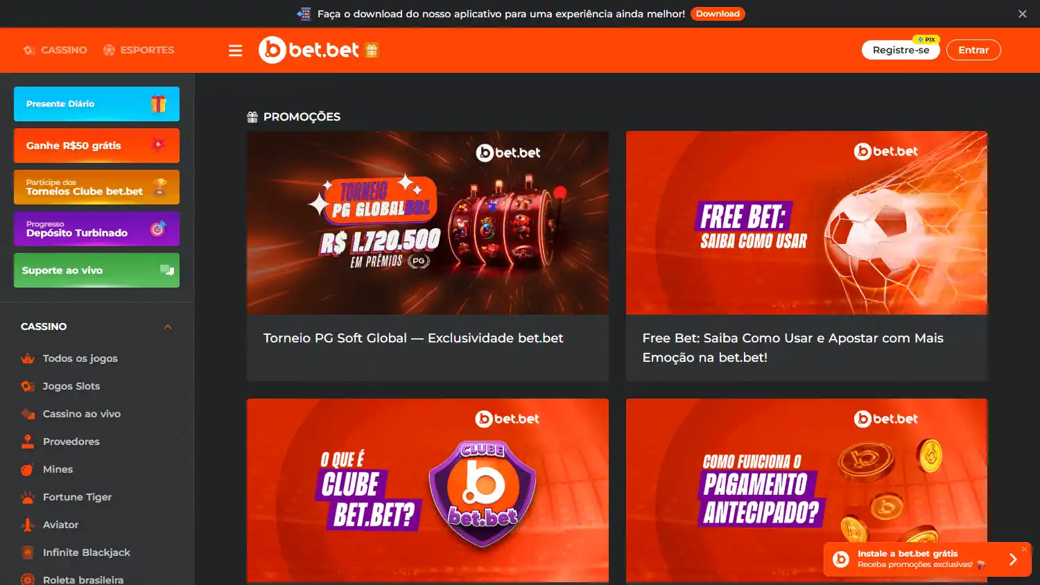 Bet.Bet Casino screenshot 3