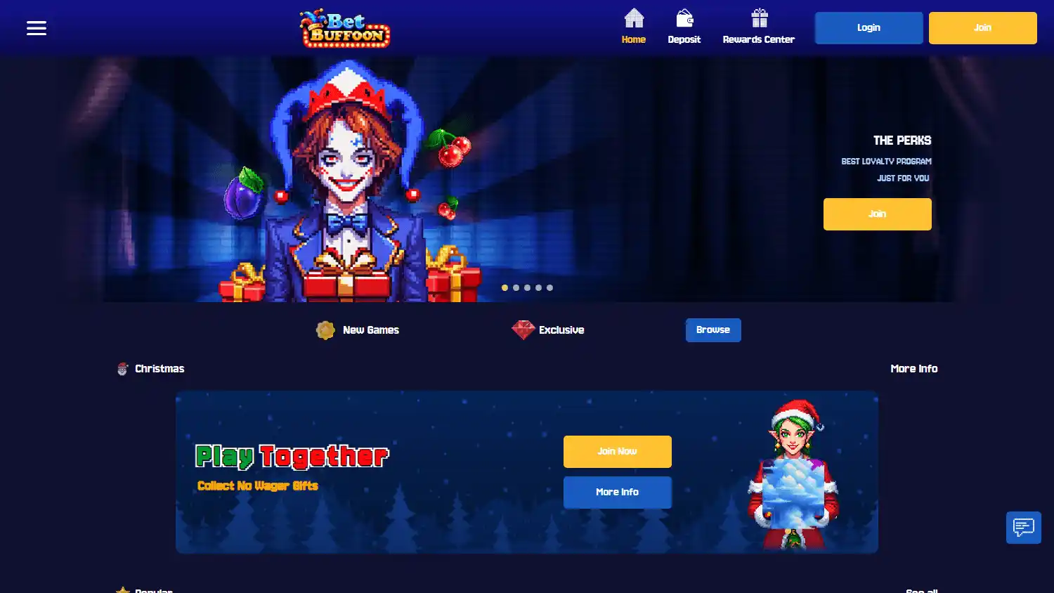 Bet Buffoon Casino screenshot 1