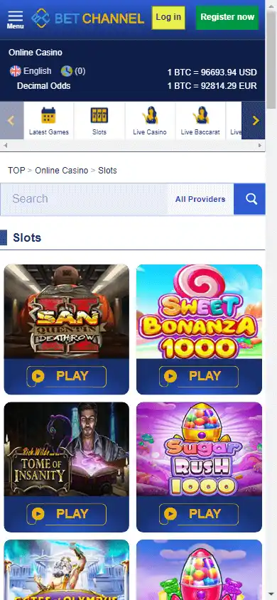 Bet Channel Casino screenshot 4