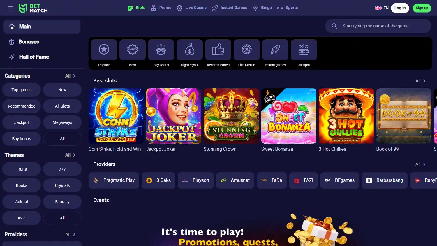 Bet Match Casino screenshot 2