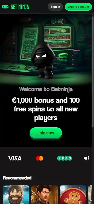 Bet Ninja Casino screenshot 3